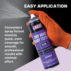LAUCO Heavy Texture Chip Guard Clear Aerosol Spray Can – 14oz Durable Acrylic