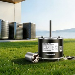 VEVOR Condenser Fan Motor with Capacitor 1/4HP 825RPM 208-230V CW/CCW Rotation