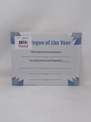 Contemporary Series Employee Of The Year Certificate 30 Certificates