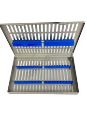 GERMAN DENTAL AUTOCLAVE STERILIZATION CASSETTE RACK BOX TRAY FOR 20 INSTRUMENT