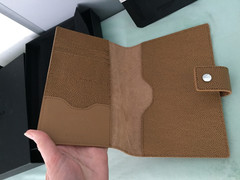 Magna Shinola Detroit Lined Blank Pages Leather Journal Portofilio + Gift Box