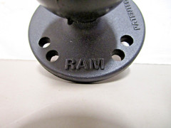 Ram Mount RAM-202U C Size Round Plate with Ball 1.5″ Ball x 2.5″ Base