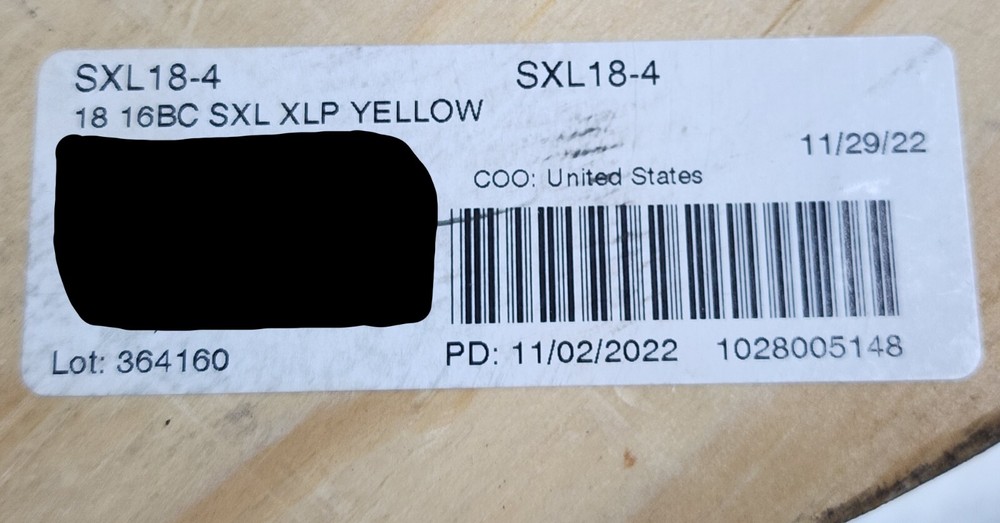 Prestolite #18awg SXL SAE J1128 XLPE Automotive Lead/Primary Wire Yellow /100ft