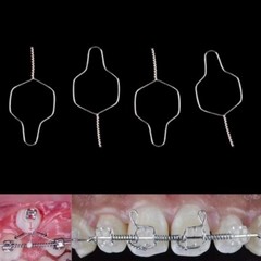 Dental Orthodontic Kobayashi Preformed Wire Metal Ligature Ties Short Long Twist