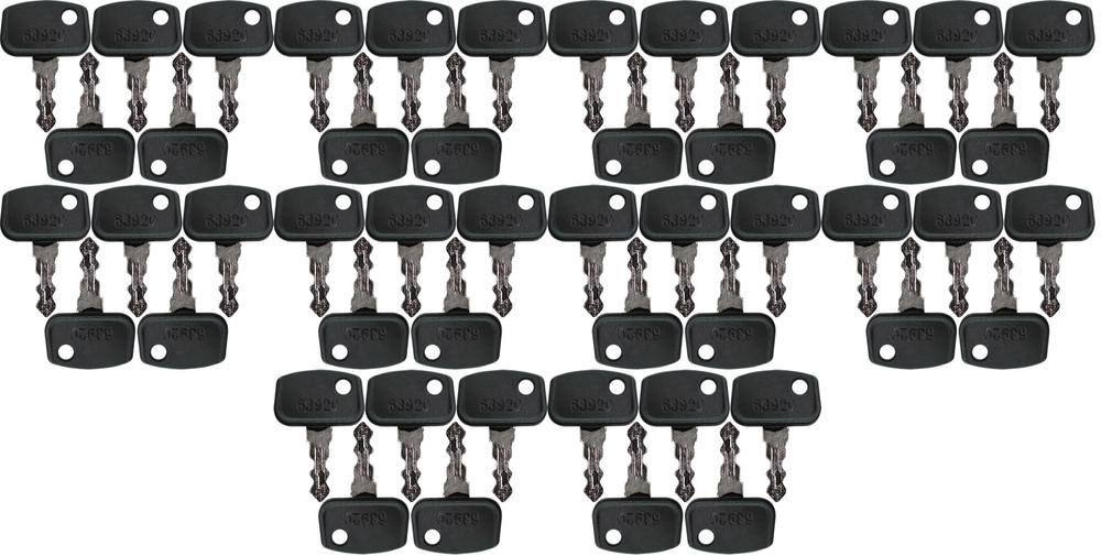 Fits #47 (68920) Kubota/Sakai Replacement Key *50 Pack*