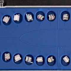 Dental Orthodontic Ceramic self-ligating Bracket roth 022 345 hooks 20pcs/kit US