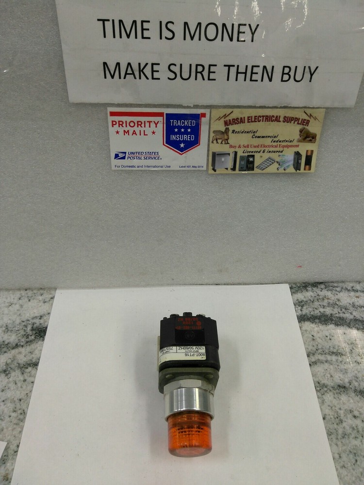 Allen Bradley 800T-PT16 Ser T Orange Illuminated Push Buttons (20CB3