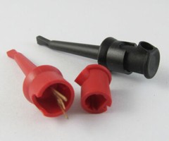 4pcs PA Copper Flexible Large Test Hook Clip Probes PCB SMD High Quality Nylon