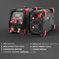 YESWELDER ARC-140-FLEX MMA Stick Welder 110V Lift TIG Memory VRD Digital Display