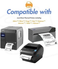 10 Rolls of 250 4×6 Direct Thermal Shipping Labels For Zebra Eltron ZP450 LP2844