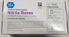 MedPride MPR-50505 Powder-Free Nitrile Exam Gloves Size Large Pack of 100