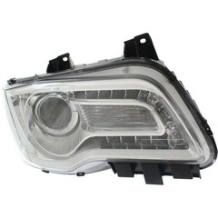 Chrysler 300 2015-2017 Headlight Left Right Clear Lens Chrome Interior