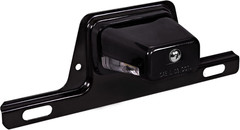 True Mods Black LED License Plate Light for Boat Trailer [Steel Bracket Mount] [