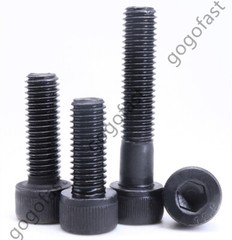 Black 12.9 Steel Hex Socket Bolts Cap Head Screws 10# 1/4 5/16 3/8 7/16 1/2 5/8