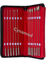 PREMIUM O.R GRADE BAKES ROSEBUD URETHRAL SOUNDS DILATOR SET SURGICAL INSTRUMENTS