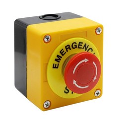 Red Mushroom Emergency Stop Shut Off Push Button Switch NO + NC 22mm CNC Gecko