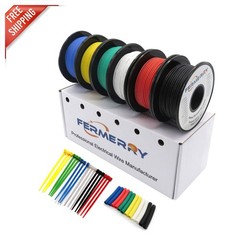 25ft 18 AWG Silicone Wire Kit – Durable Tinned Copper, 6 Colors Included