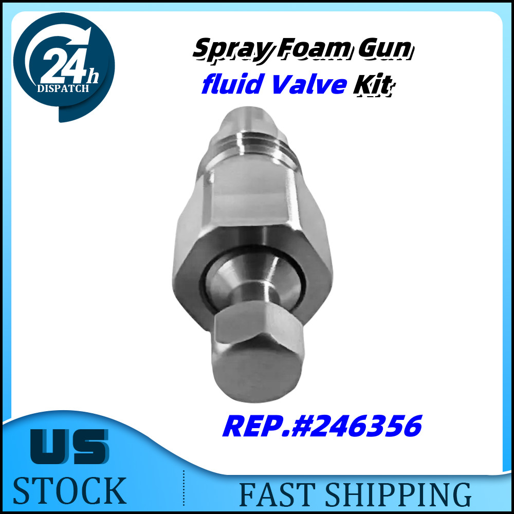 Spray Foam Gun fluid Valve Kit 246356 For Fusion Air Purge AP Spray Gun 1pcs