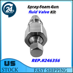Spray Foam Gun fluid Valve Kit 246356 For Fusion Air Purge AP Spray Gun 1pcs
