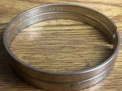 SILVER BRAZING RINGS 2 Inches X TWO PIECES