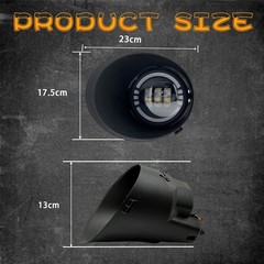 LED&DRL Fog Lights fit for 2007 2008 2009 2010 2011 2012 2013 Toyota Tundra, A