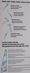 BBH Work Gloves Latex Foam Coated, 10 Pairs