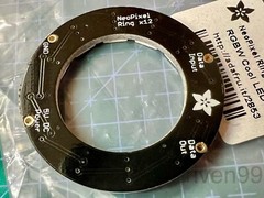 Adafruit NeoPixel Ring, 12 Addressable RGBW LEDs, RGBCW Cool White ~6000K