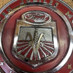 Ford Jubilee Tractor Hood Emblem Badge NAA16600A original 1953