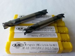 5pcs 3/8″ double end Solid Carbide End Mills Tialn Coated 4 flute 1006-TDE-38