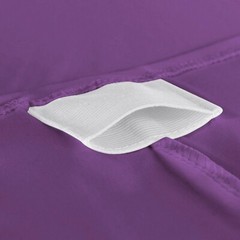 8′ ft. Spandex Fitted Stretch Tablecloth Table Cover Wedding Banquet Purple