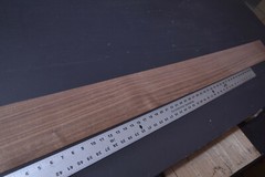 Walnut Raw Wood Veneer Sheet 4.5 x 61 inches 1/42nd thick 7628-22