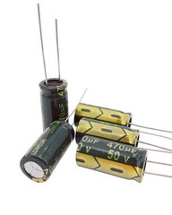 50V 470uF 10x20mm High Frequency Aluminum Electrolytic Capacitor 20pcs Lot TV