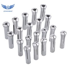 20 Pcs Set Metric R8 Collet Set 1mm to 20mm High Precison for Milling