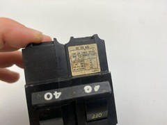 Federal Pacific NA240 Stab-Lok Circuit Breaker 40A 120/240VAC 2P 1PH Type NA