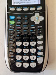 Texas Instruments TI-84 Plus C Silver Edition Graphing Calculator Black Working