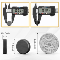 20Pcs Magnets for Crafts with Adhesive Backing, Round Ferrite Craft Magnet with