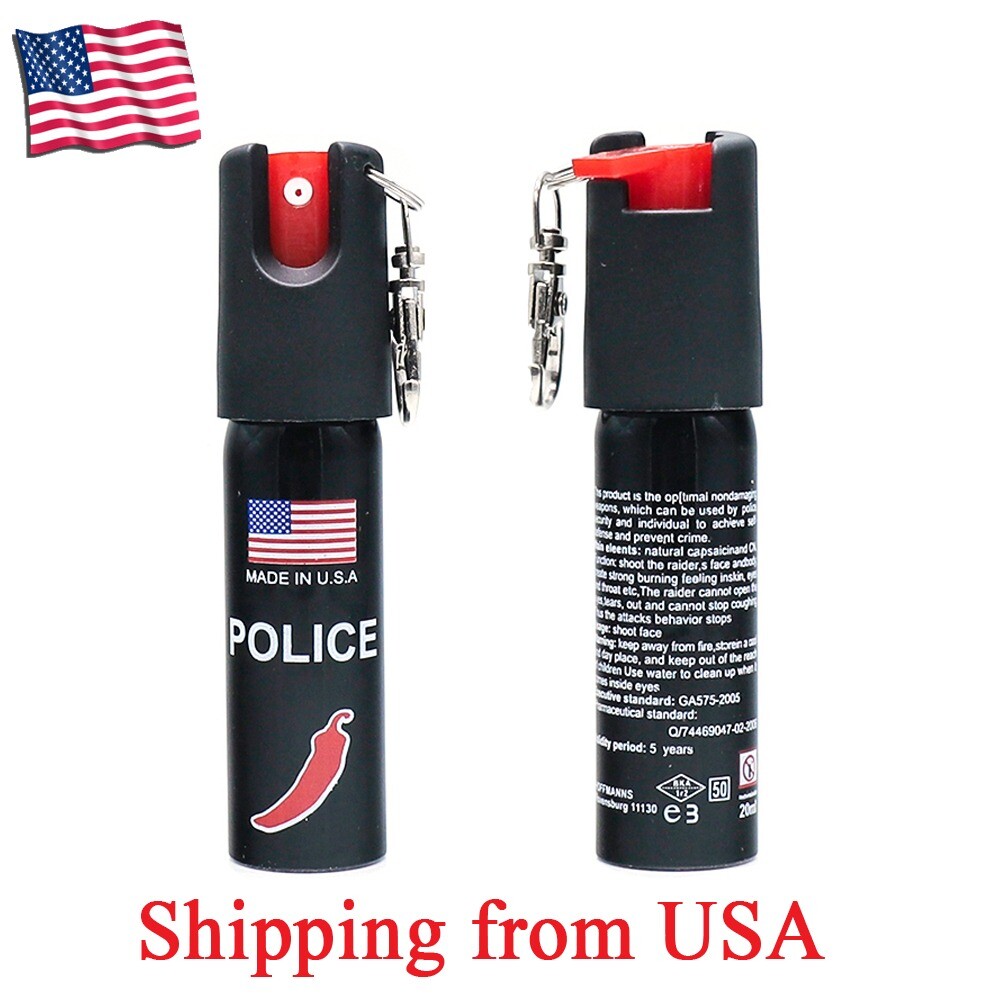 1 Police pepper spray .20ml GID actuator self defense security protection