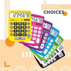 Compact LCD Calculator with 4 Functions & Solar Power – Ideal for Home or Office