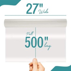 Laminating Film – 2 Pack Glossy Thermal Laminating Roll Easy-Load, 27×500 Inch L