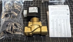 Brass Direct Acting Solenoid Valve, 1/2″ NPT Natural Gasses & Liquid Fuels [B3B3