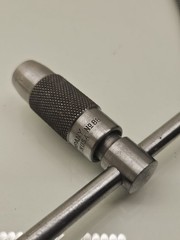 VINTAGE MILLERS FALLS Co No. 88 T-HANDLE TAP WRENCH, GREENFIELD MASS “Serviced”