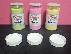 Cotton Candy Express Floss Sugar -3pk- Piña Colada, Green Apple, Bubble Gum NIB