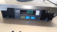 CAS PD-II Digital Scale 120V AC 60Hz 10W. 30-60 Pound Capacity. With Cords!