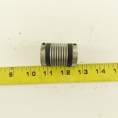 R+W 1/4″ x 1/4″ Aluminum Bellows Flexible Shaft Coupling