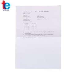 Electric Motor 5 HP 1800 RPM 184T Frame TEFC 230/460 Volt Severe Duty 3 Phase