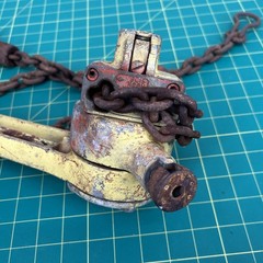 CM Columbus Mckinnon 640 Series USA Manual Lever Chain Hoist 3/4 ton SHOWS WEAR