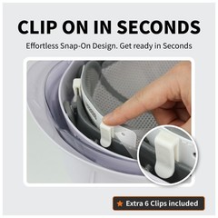3 Pack Hard Hat Liner Sweatband, ClipOn Cooling Mesh Inserts for Safety Helme…