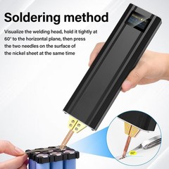 Battery Spot Welder 5000mAh Battery Portable Led Spot Welder for 18650 26650
