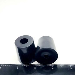 1 1/4″ Tall x 1 1/4 Dia Round Rubber Feet Heavy Duty Steel Washer Bumpers 4-12P
