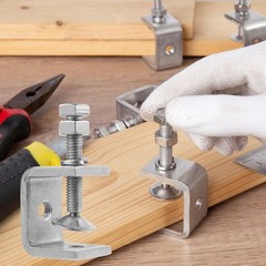 2 Pack 304 Stainless Steel Small C 1 3/16 inch─2pcs,